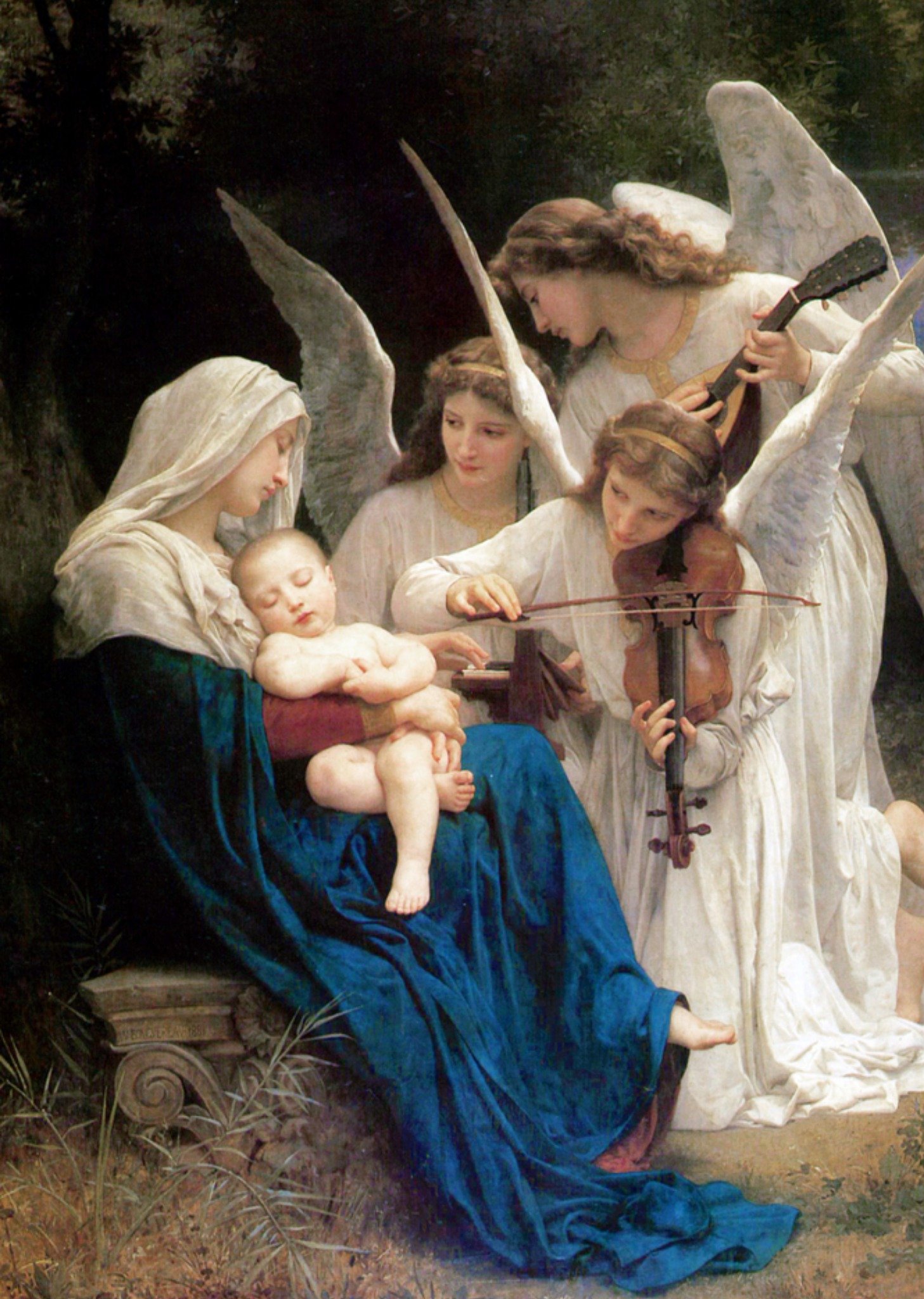 Klaas de Jong - Kunstkaart - Lied van de engelen