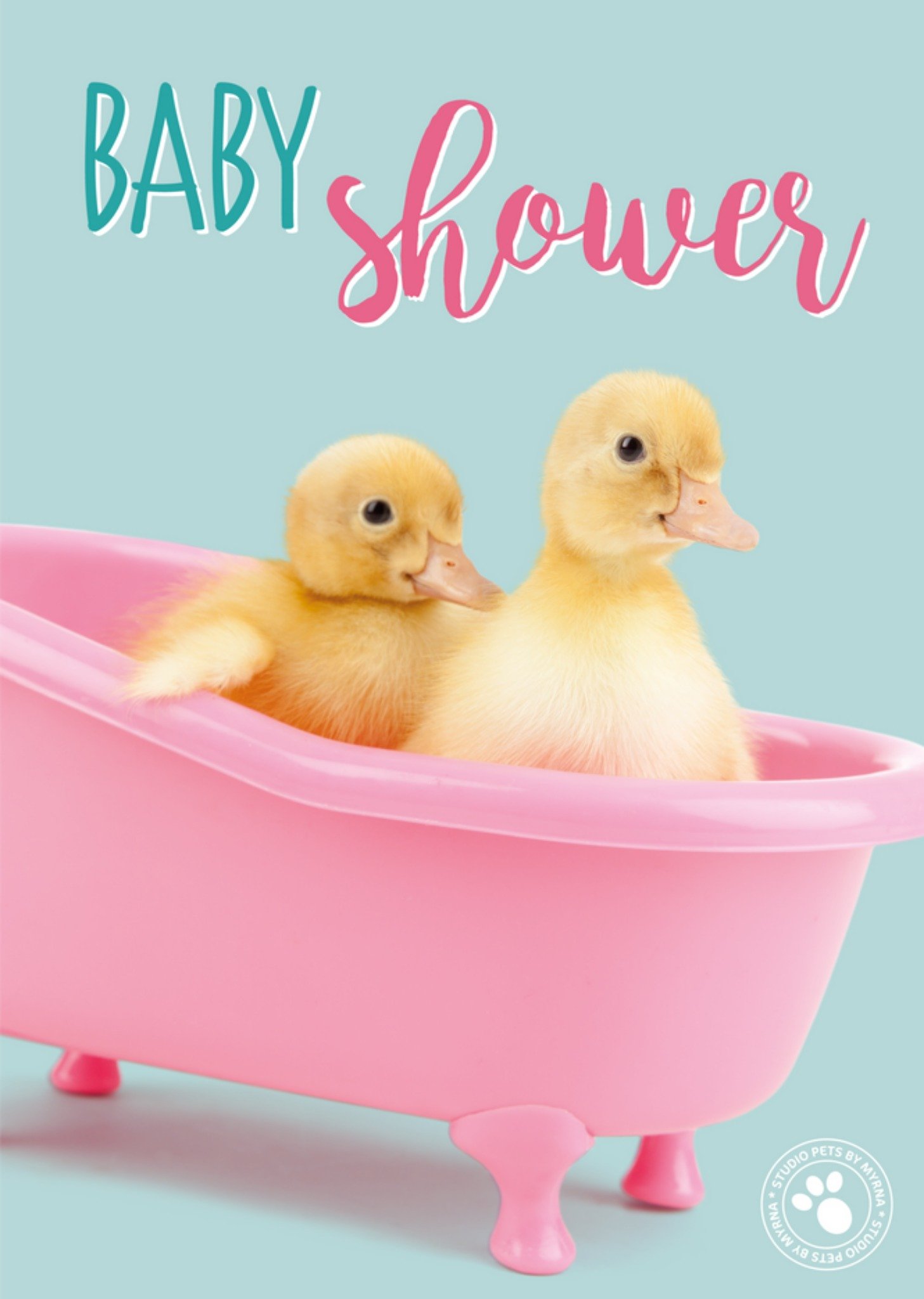 Studio Pets - Uitnodiging Baby Shower - Kuikens