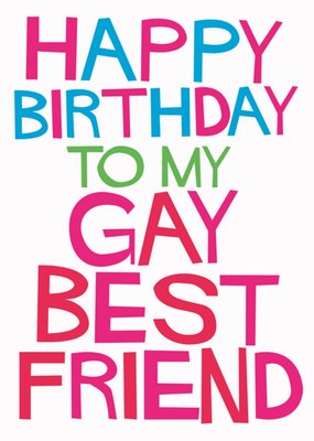 Dean Morris | Verjaardagskaart | gay | bestfriend