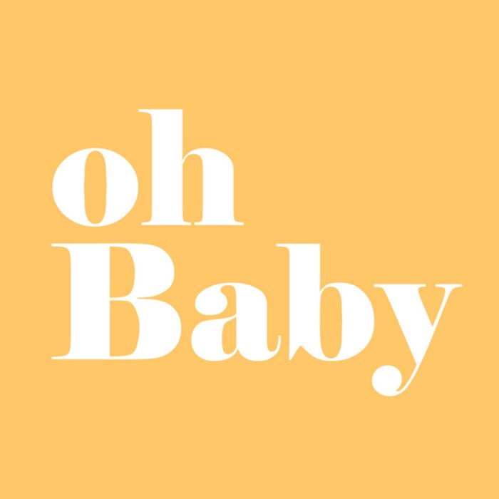 Greetz | Zwangerschapskaart | oh baby