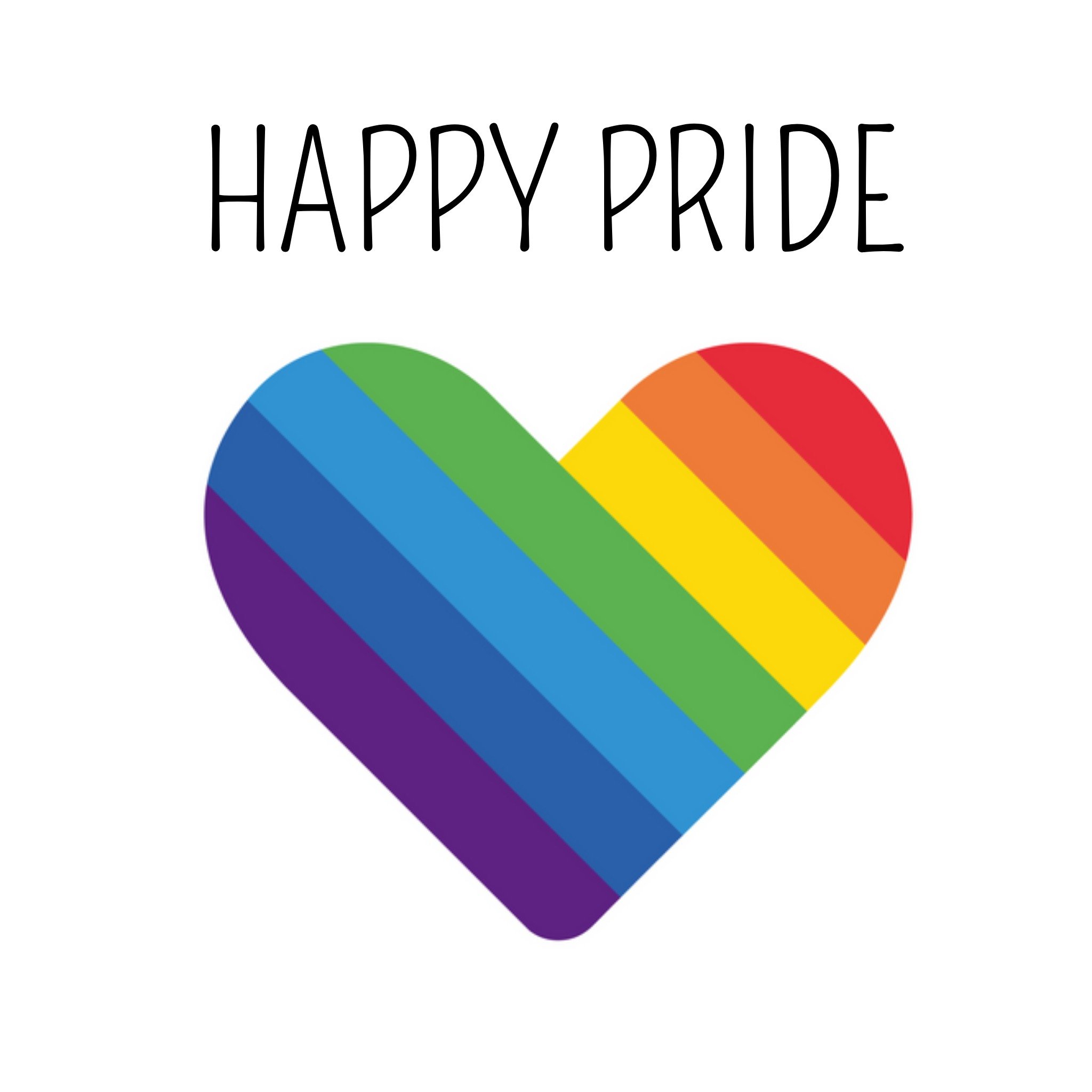 Paperclip - Pride kaart - regenboog