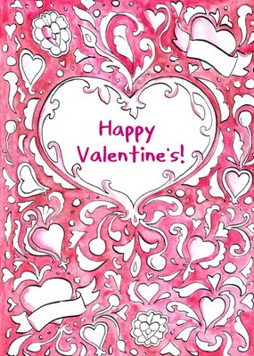 Jill | Valentijnskaart | Aquarel | Happy Valentine's