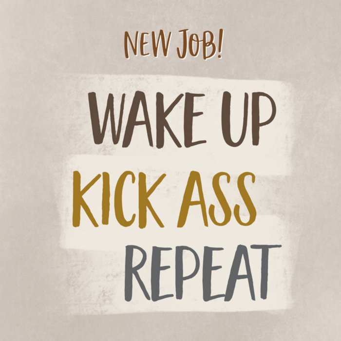 Tsjip | Nieuwe baan | wake up, kick ass, repeat