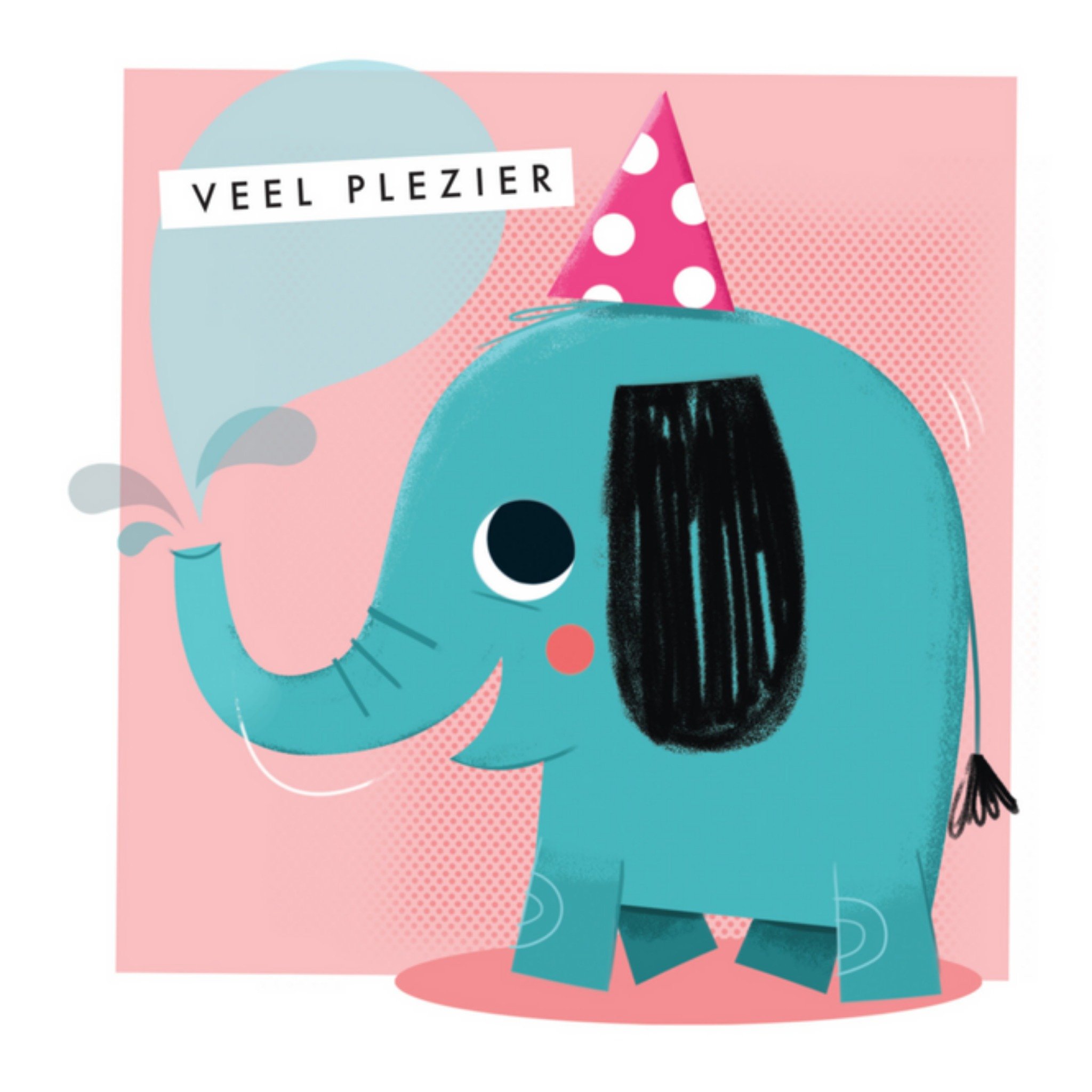 Hello Munki - Verjaardagskaart - olifant