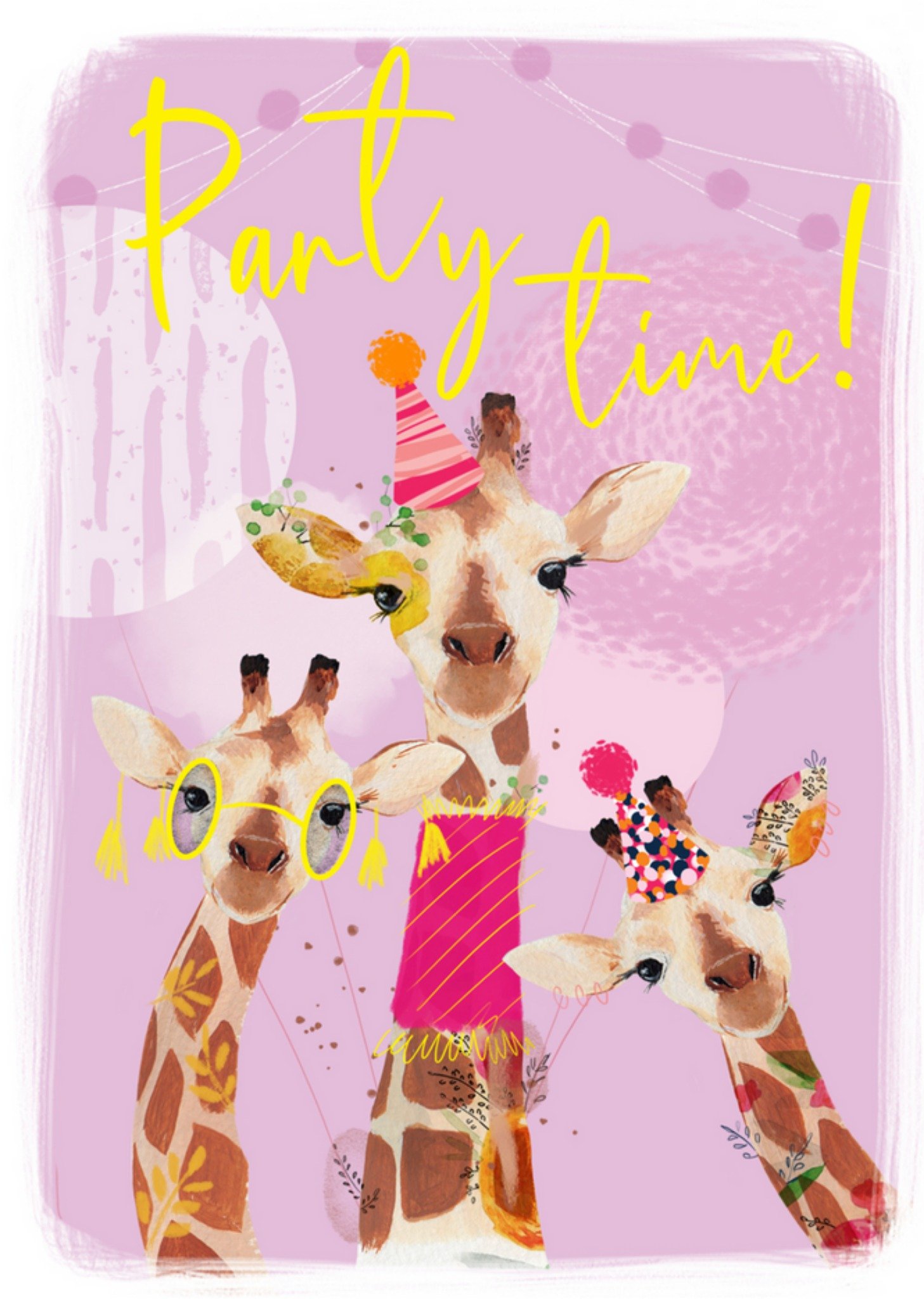 Abacus - Verjaardagskaart - giraf