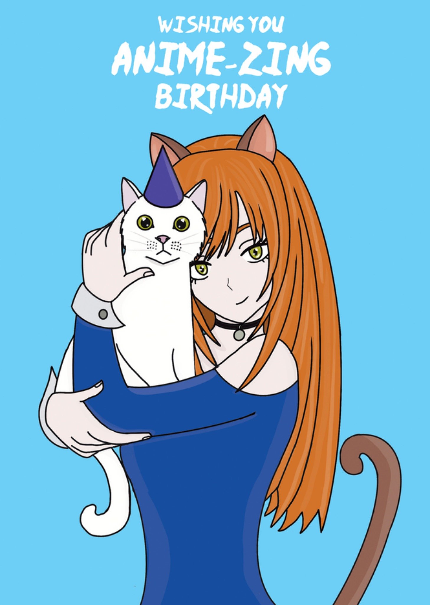 Cupsie's - Verjaardagskaart - Anime-zing