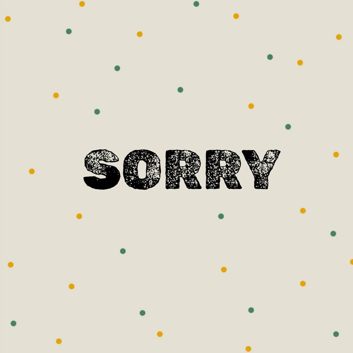 Greetz | Sorry kaart | sorry | stippen