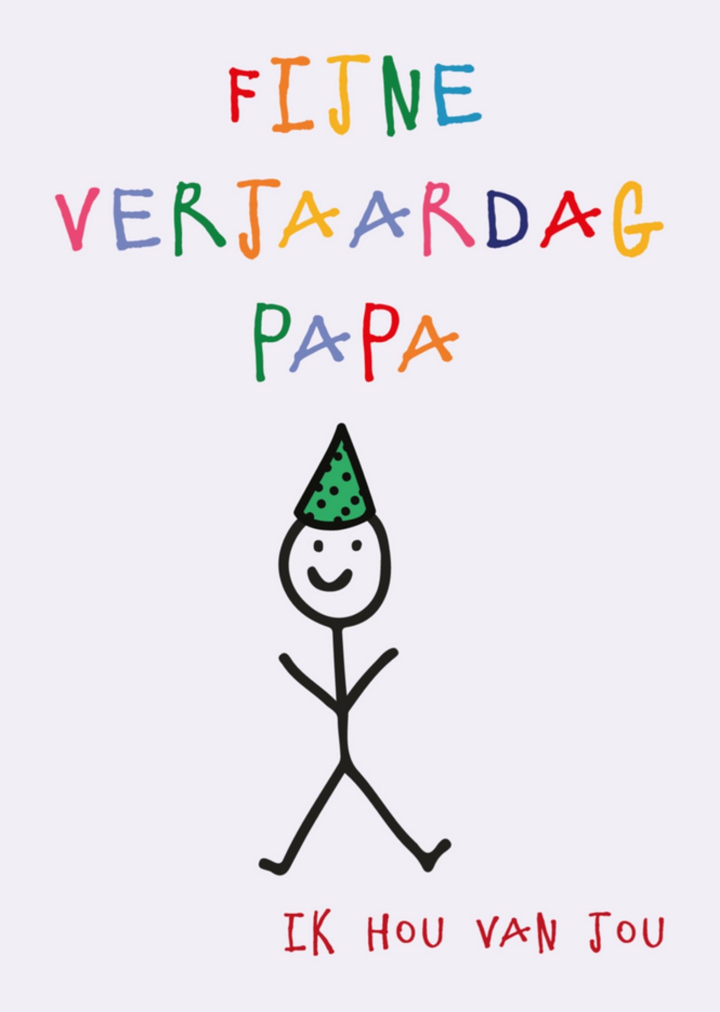 Anoela Cards - Verjaardagskaart - papa