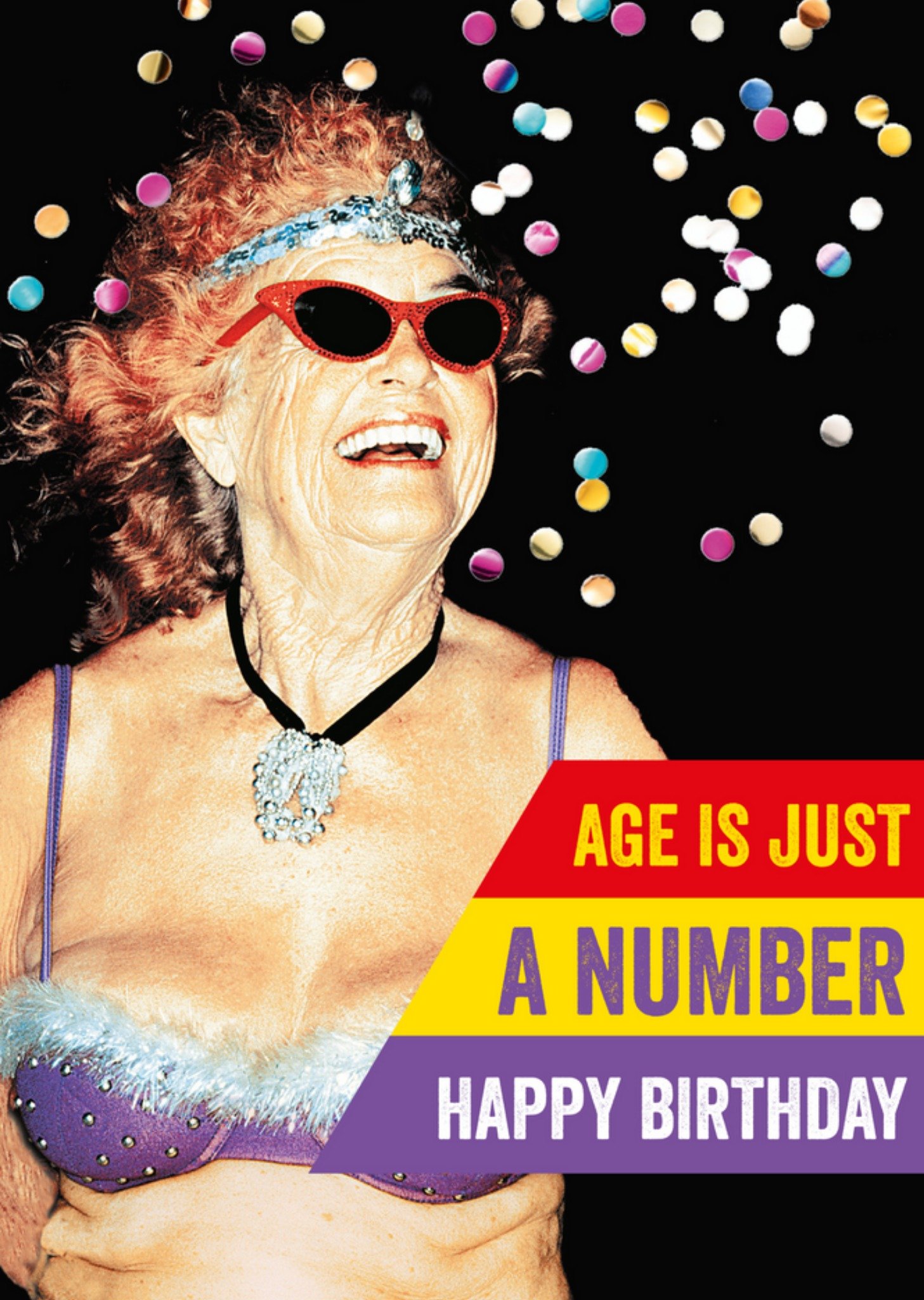 TMS - Verjaardagskaart - age is just a number