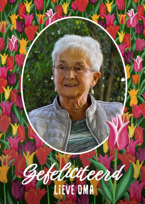 Patricia Hooning | Verjaardagskaart | Lieve Oma | Aanpasbare foto