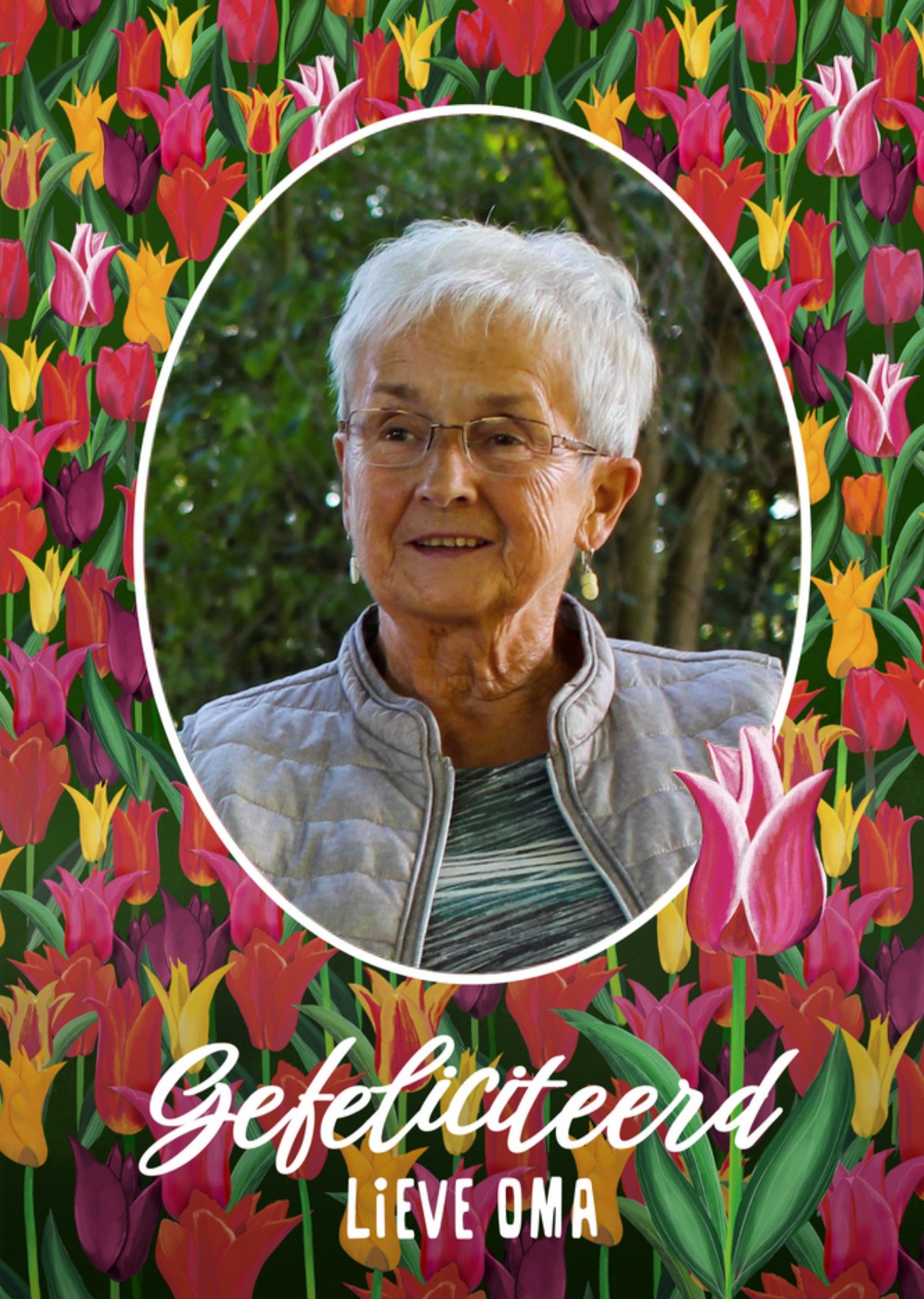 Patricia Hooning - Verjaardagskaart - Lieve Oma - Aanpasbare foto