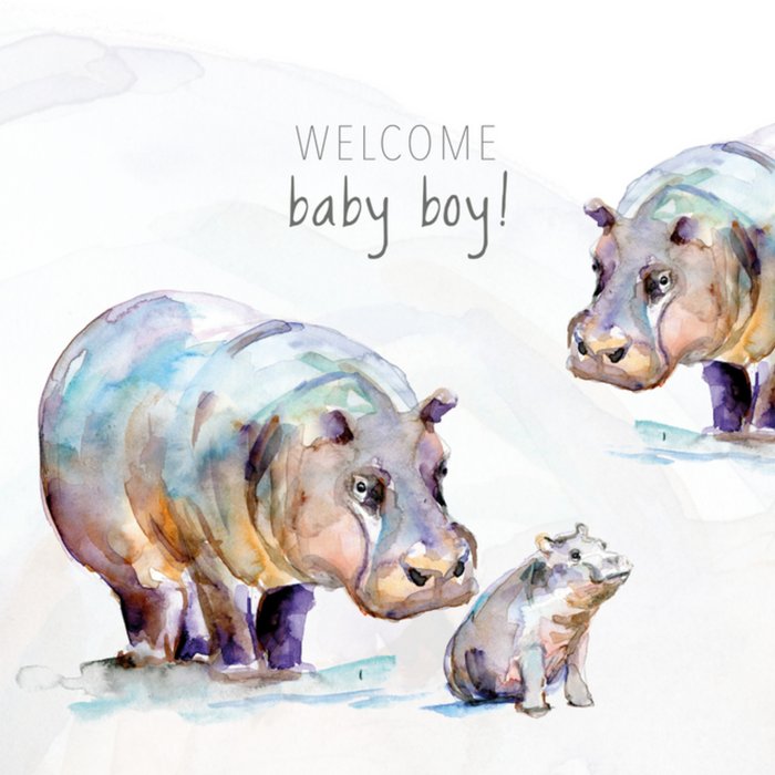 Michelle Dujardin | Geboortekaart | Nijlpaarden
