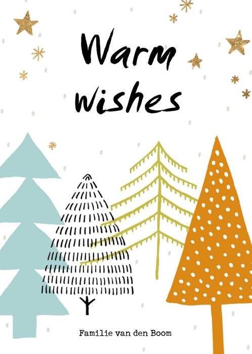 Greetz | Kerstkaart | Warm wishes