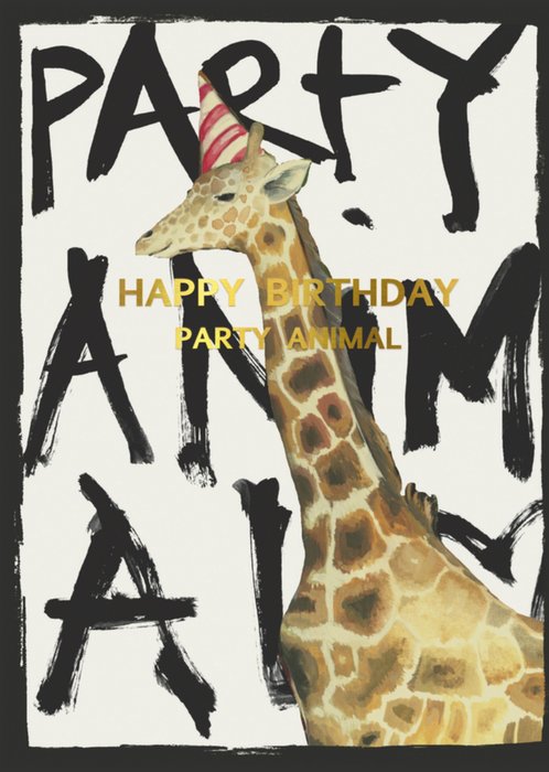 Sooshichacha | Verjaardagskaart | giraf