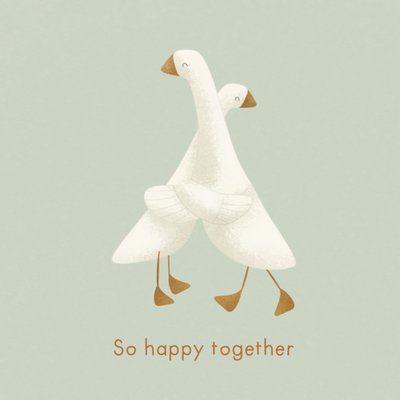 Little Dutch | Huwelijkskaart | So happy together