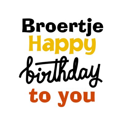 Verjaardagskaart | Greetz | Broer