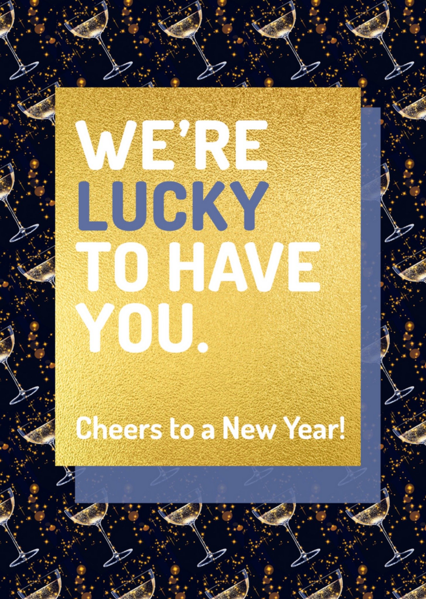 Love Repeat - Nieuwjaarskaart - lucky to have you