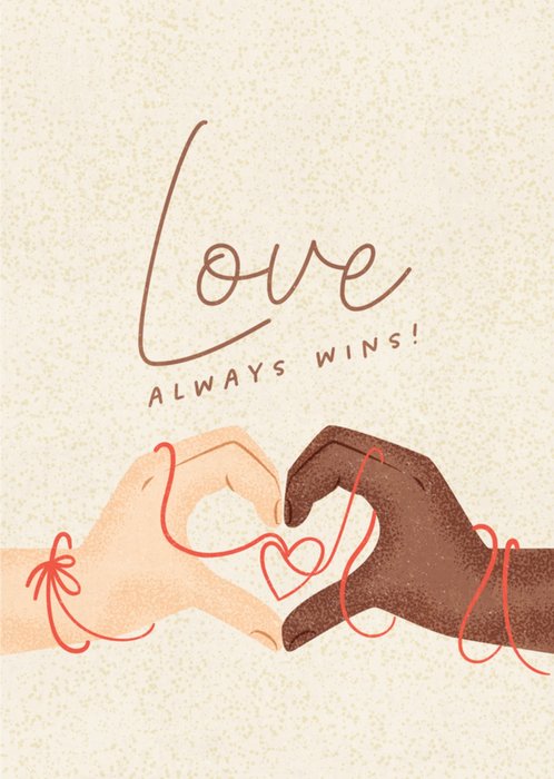 Melolelo | Huwelijkskaart | Love always wins