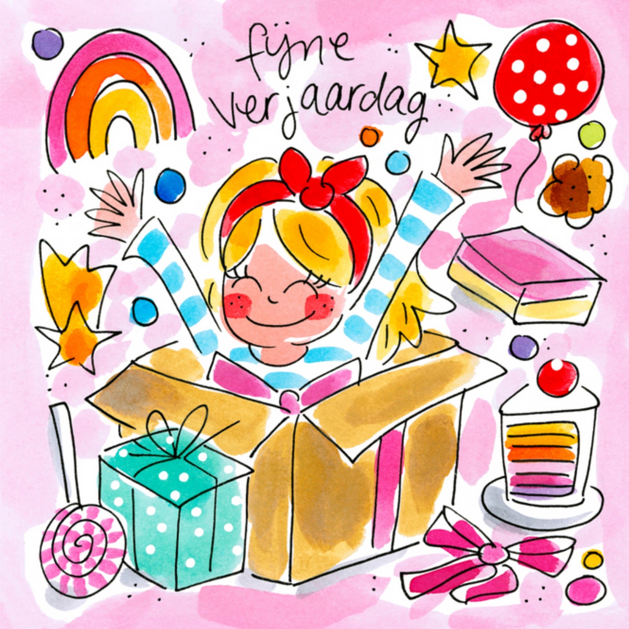 Verjaardagskaart - Blond Amsterdam - Illustratie 91