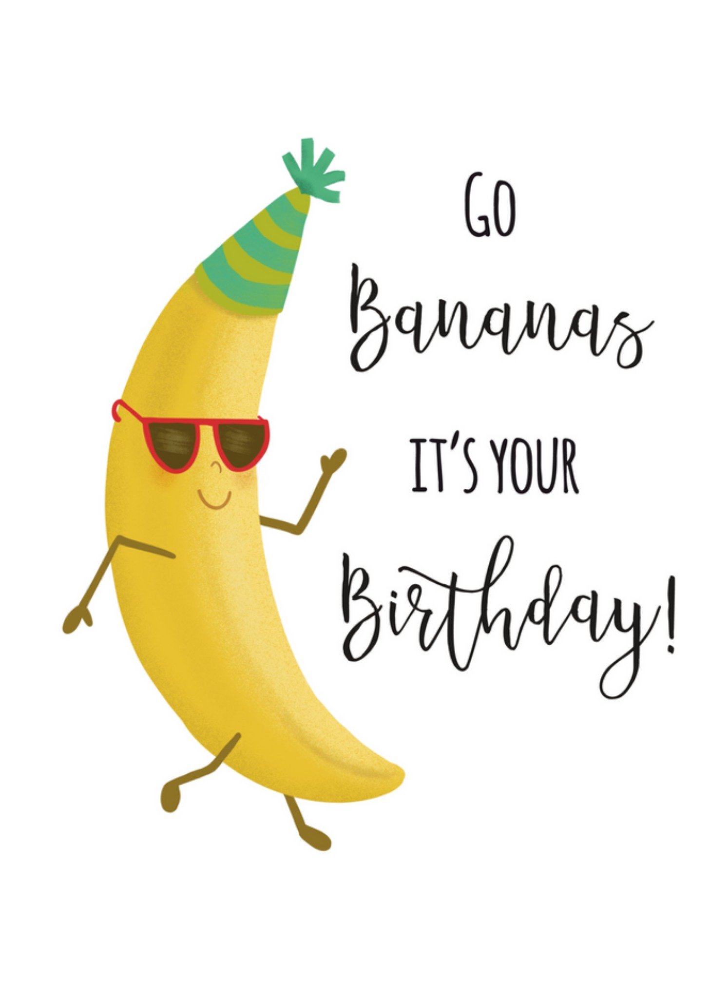 Tsjip - Verjaardagskaart - banaan