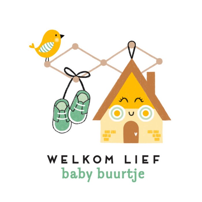 Marieke Witke | Geboortekaart | Baby buurtje