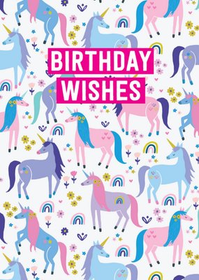 Natalie Alex | Verjaardagskaart | unicorns