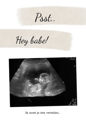 Greetz | Zwangerschapskaart | fotokaart