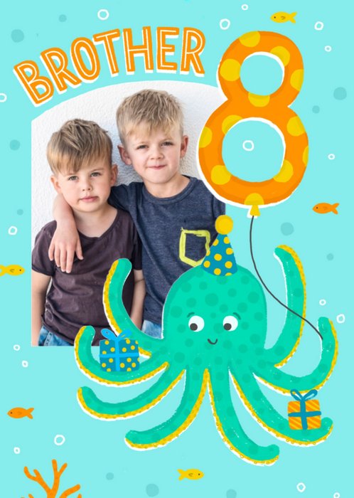 Greetz | Verjaardagskaart | Fotokaart met octopus