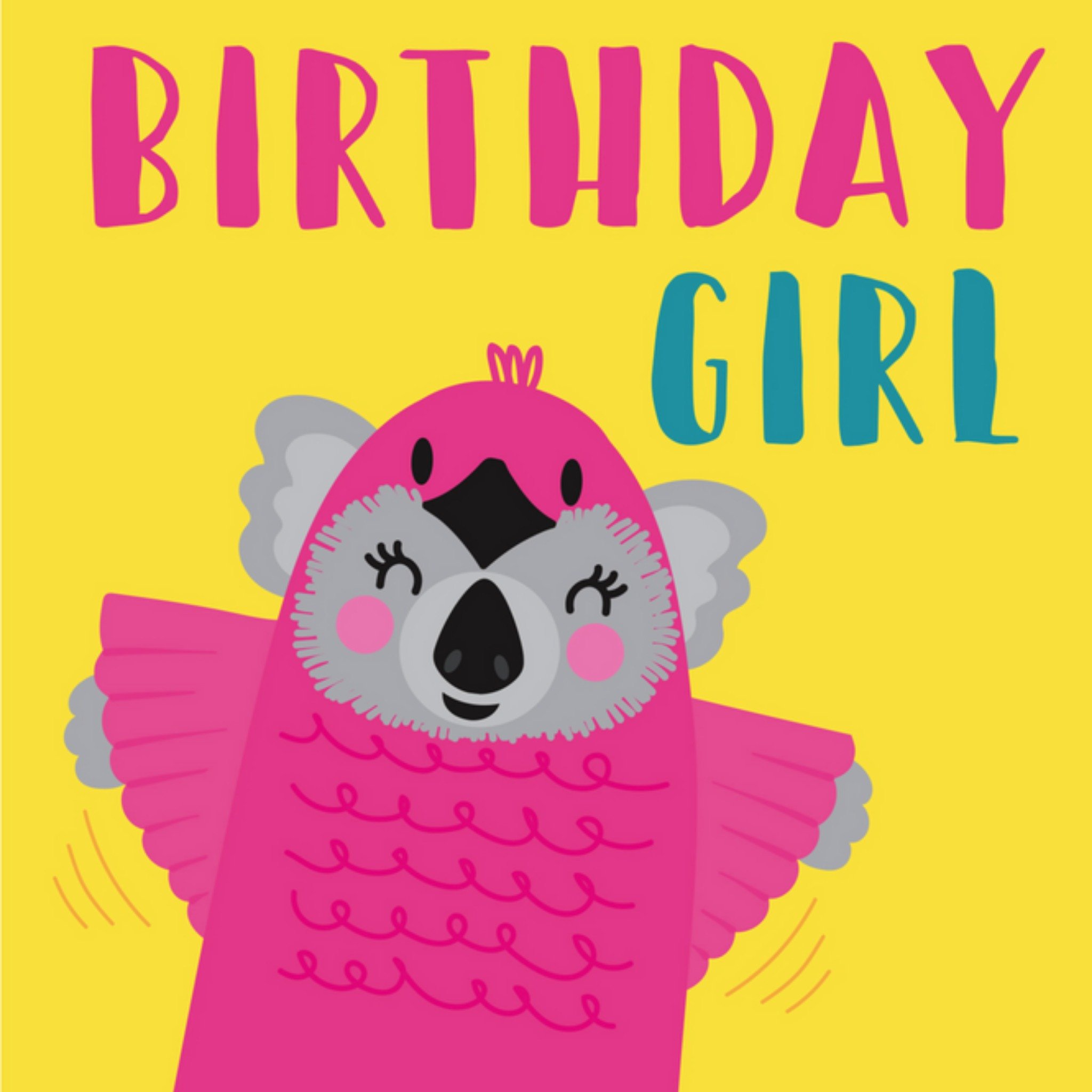 Memelou - Verjaardagskaart - birthdaygirl
