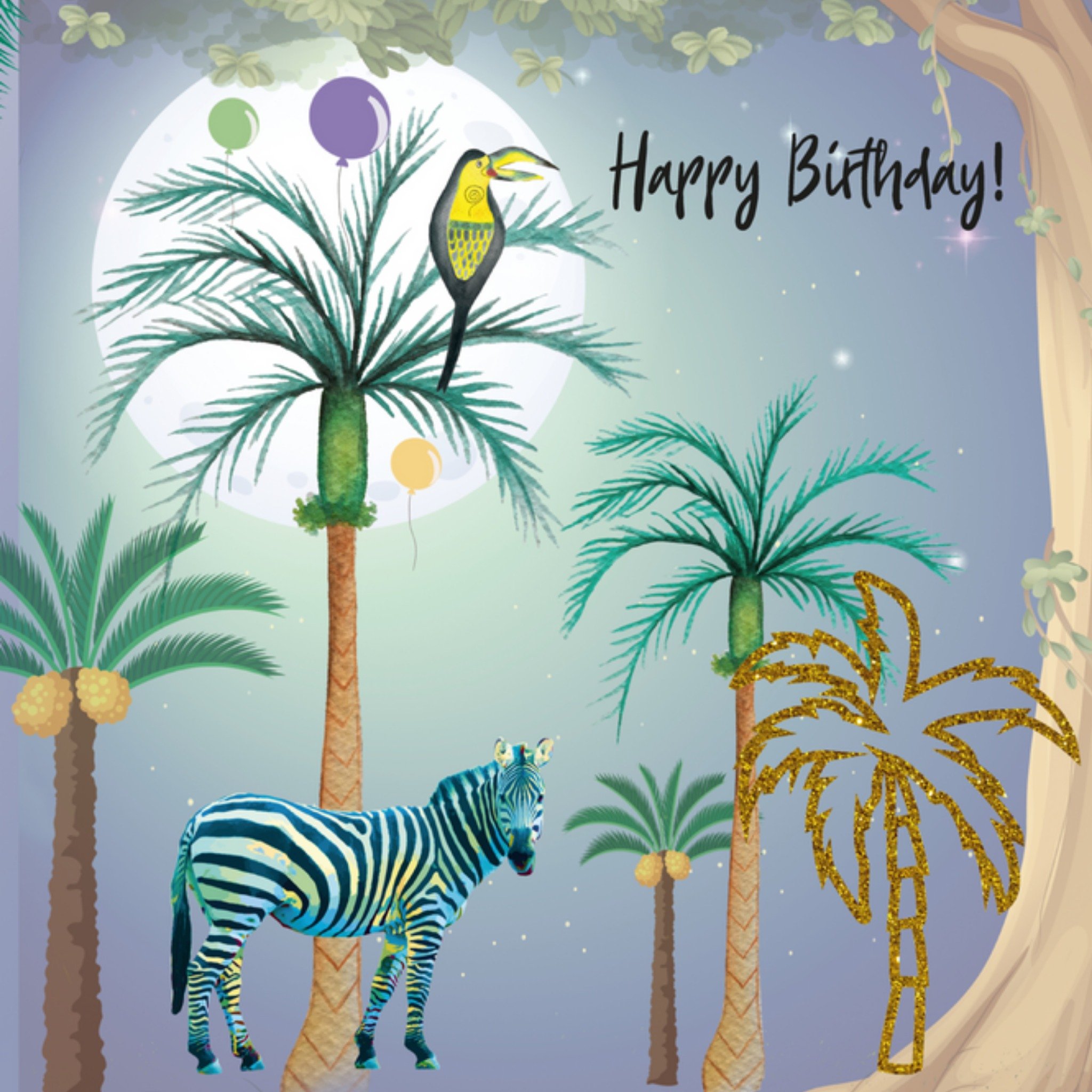 Paperclip - Verjaardagskaart - Zebra