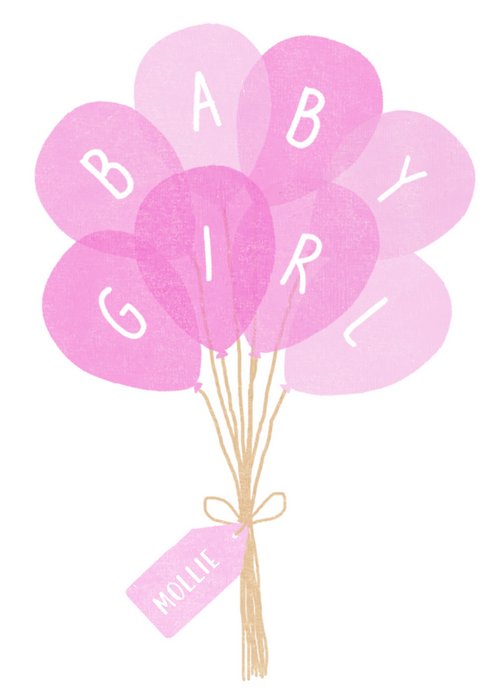 Greetz | Geboortekaart | babygirl | met naam