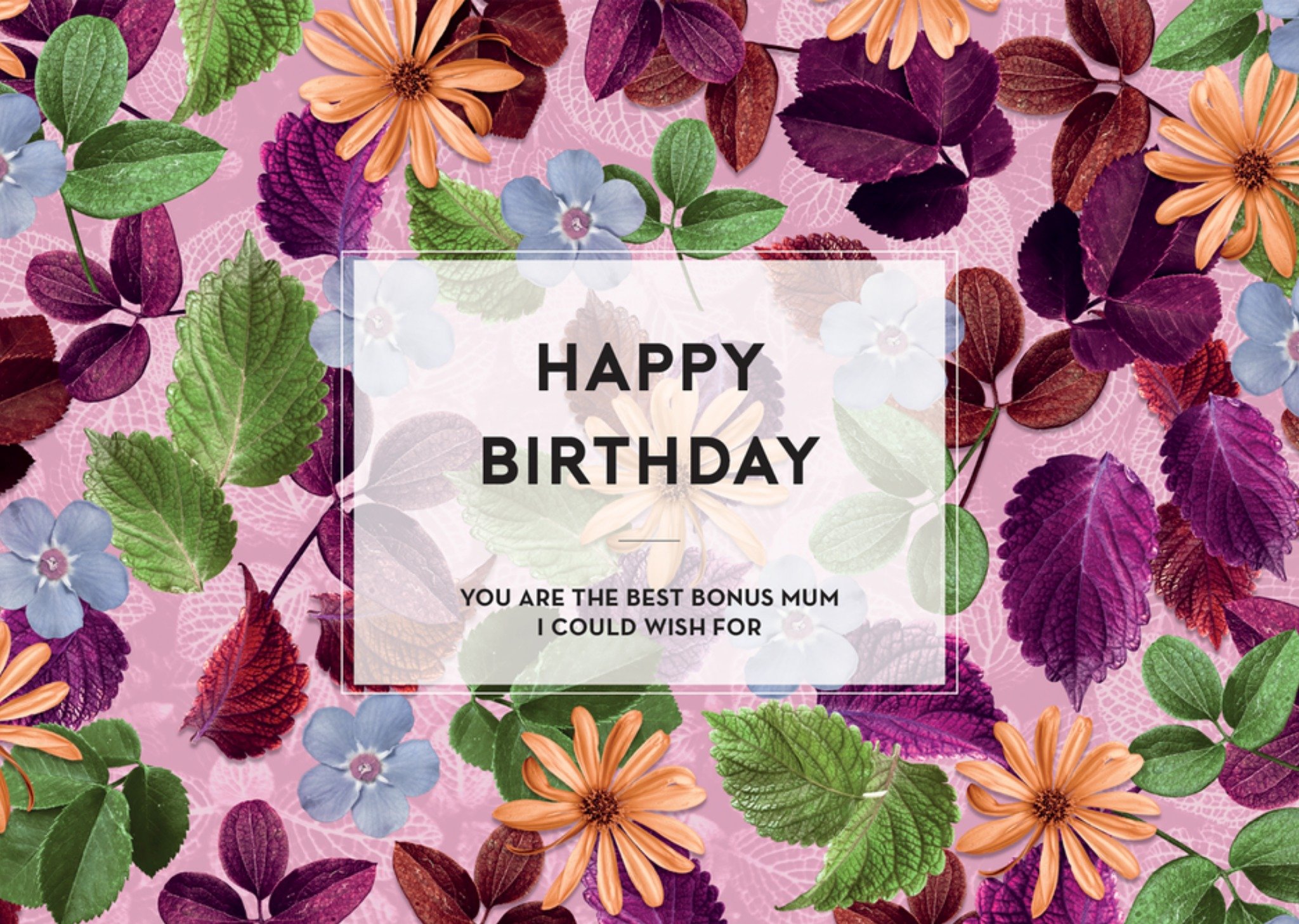 The Gift Label - Verjaardagskaart - Best Bonus Mum