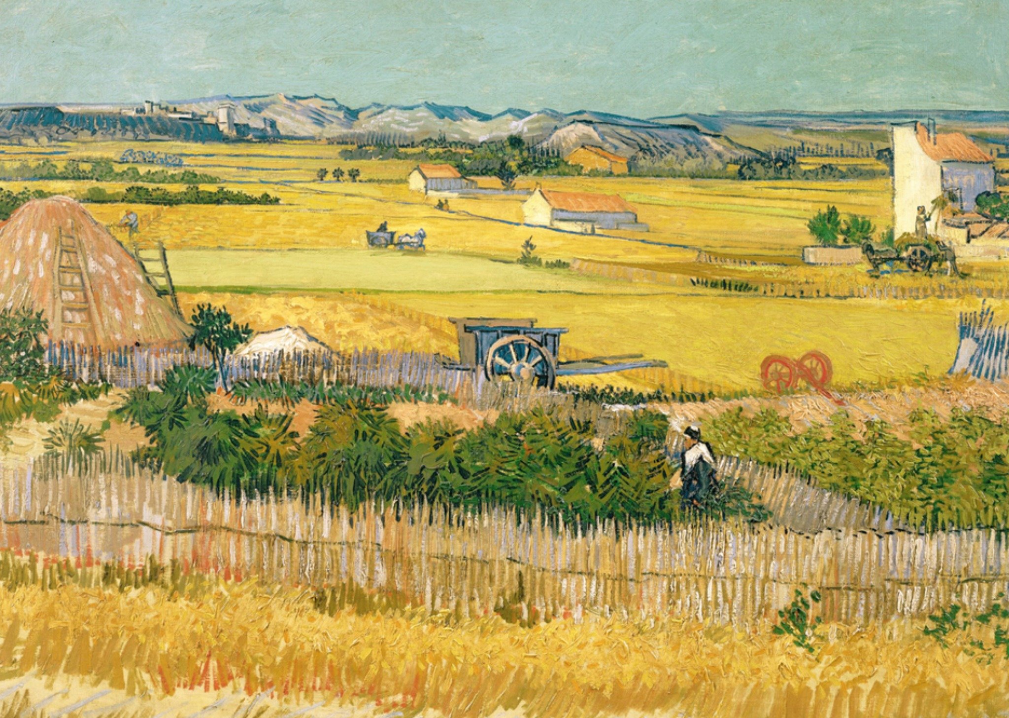 Kunstkaart De Oogst - Vincent van Gogh