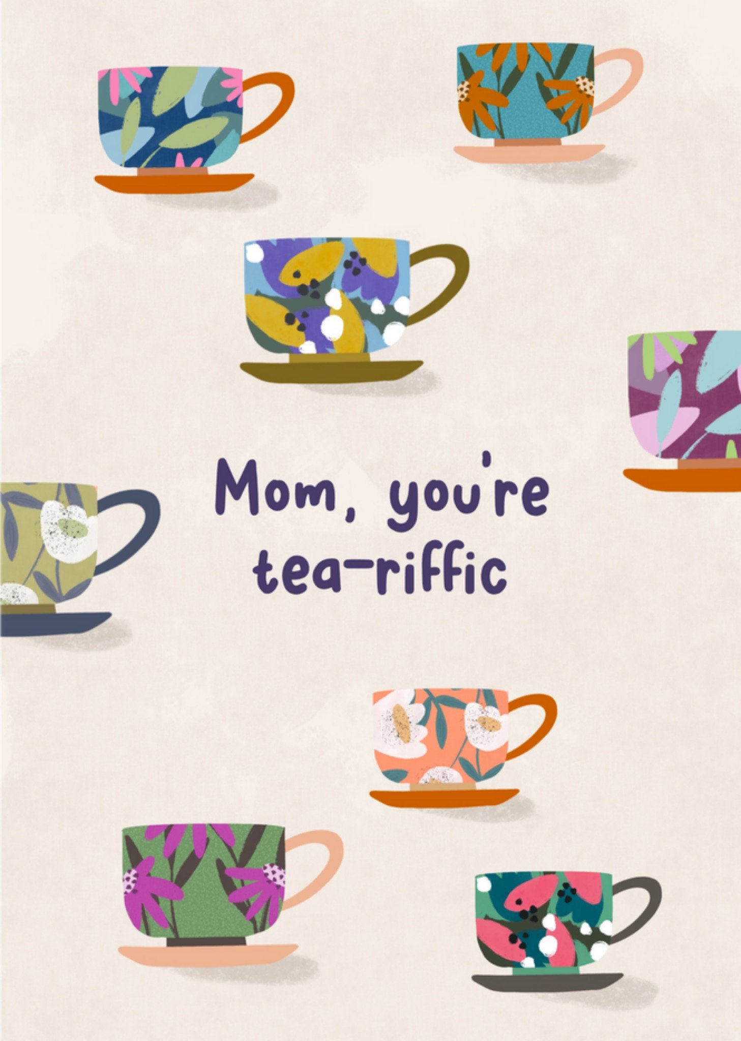 Moederdagkaart - You're tea-riffic!
