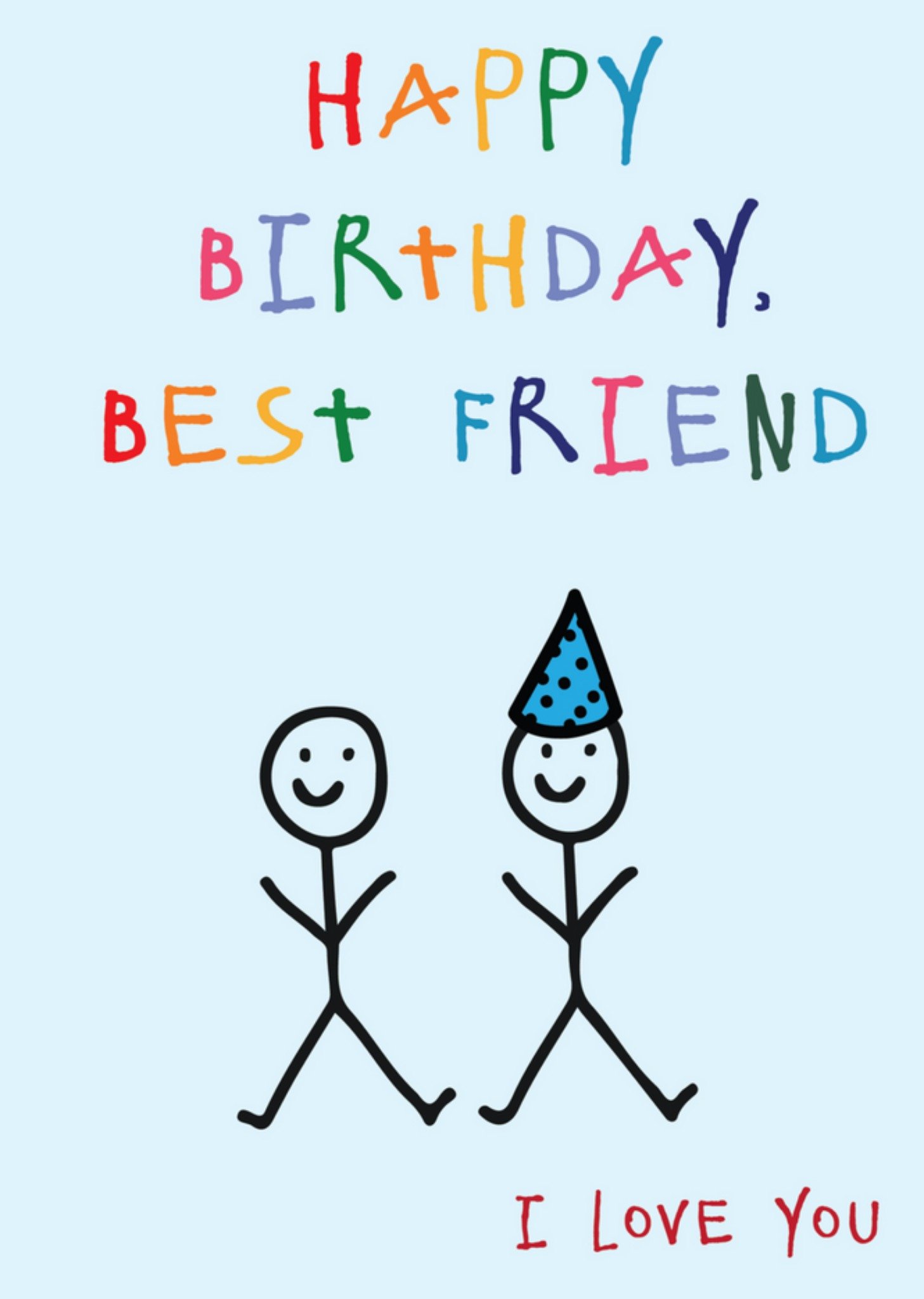 Anoela Cards - Verjaardagskaart - best friends