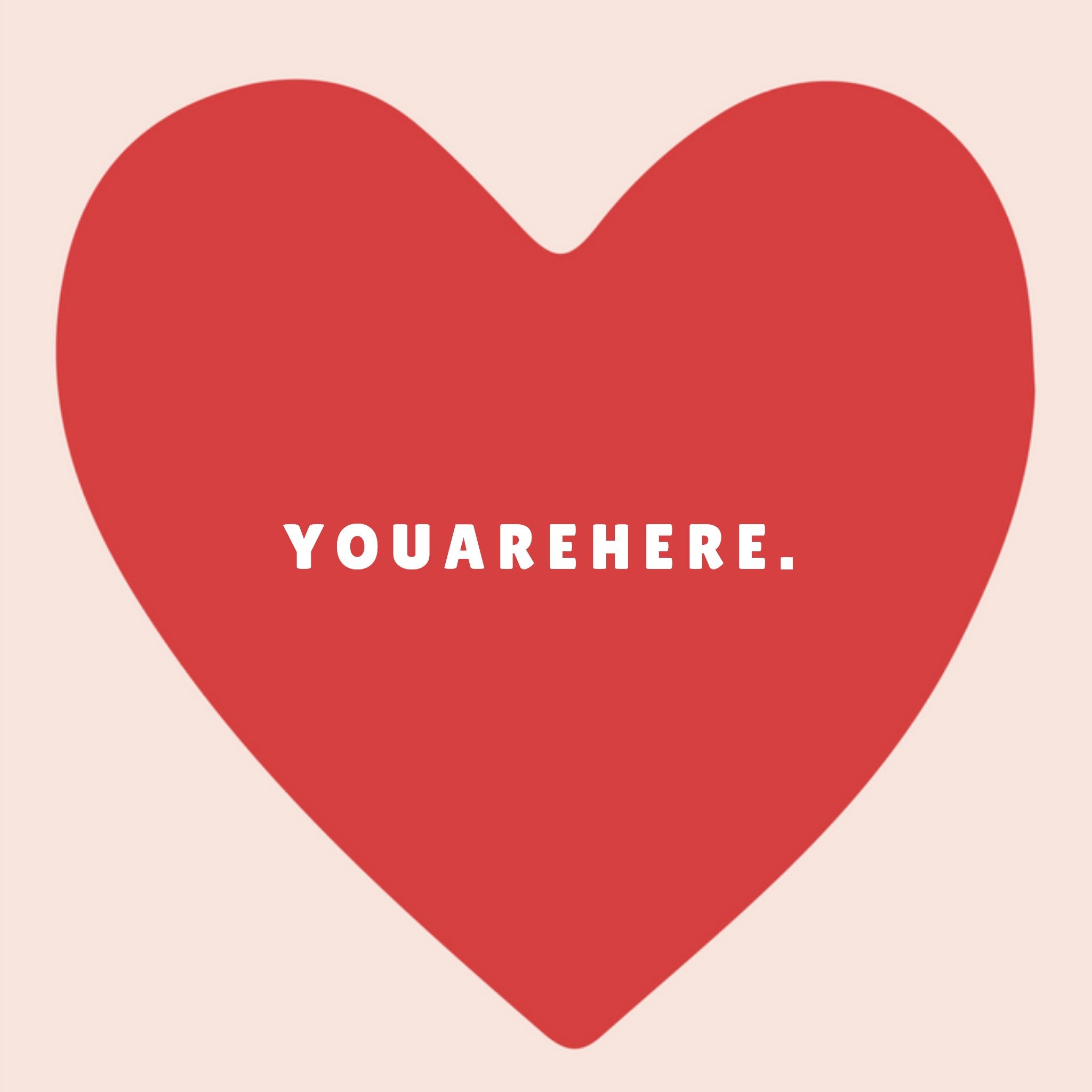 Valentijnskaart - You are here