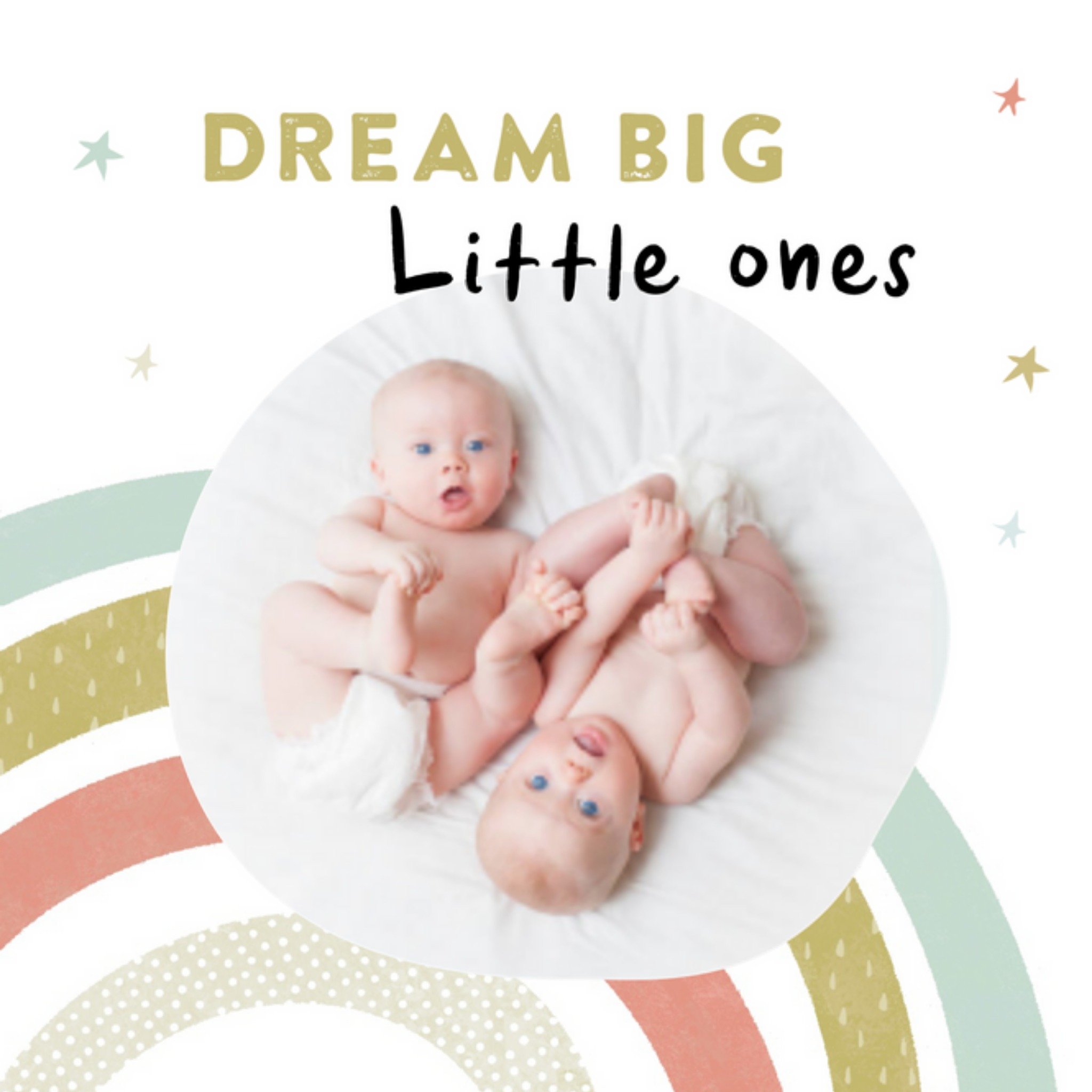 Geboortekaart - Dream big little ones