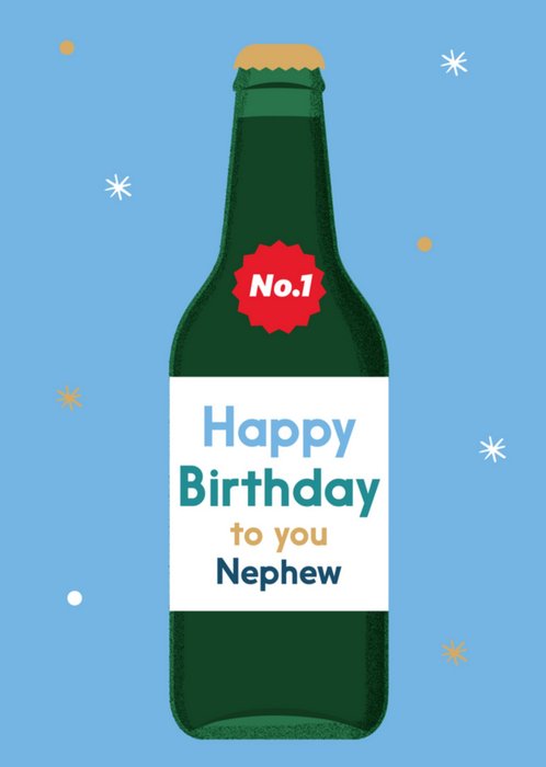 Greetz | Verjaardagskaart | bierflesje neef