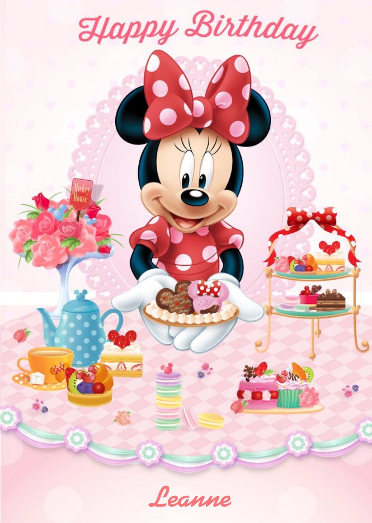 Disney - Verjaardagskaart - Minnie Mouse