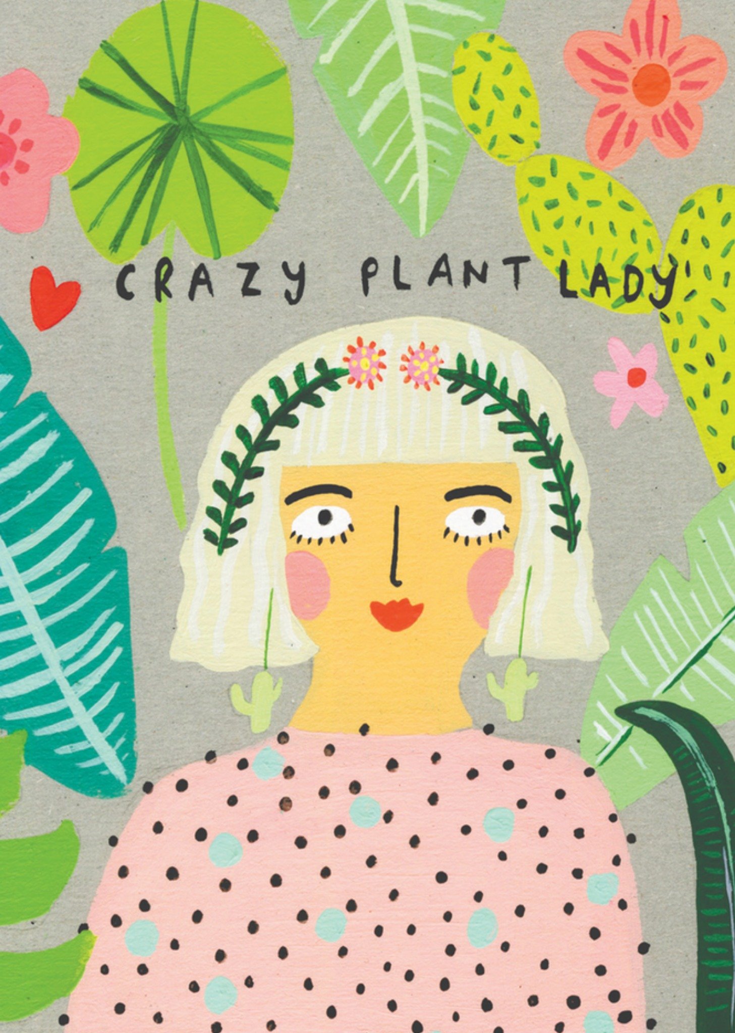 Sooshichacha - Verjaardagskaart - plant lady