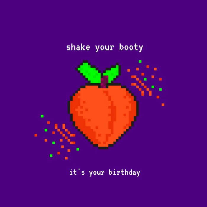 Greetz | Verjaardagskaart | shake your booty!