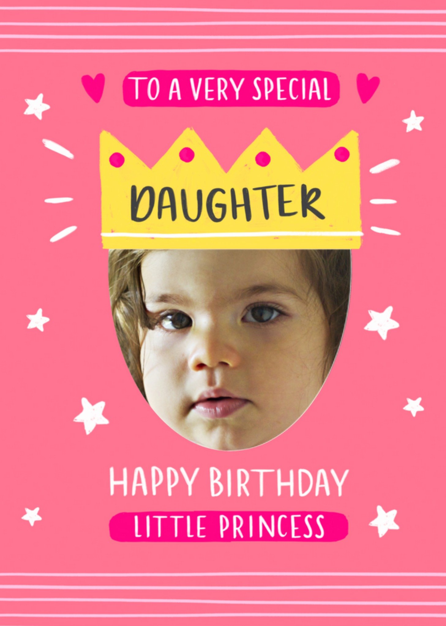 Verjaardagskaart - fotokaart dochter