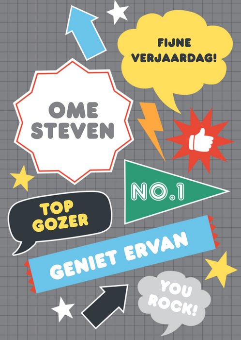 Greetz | Verjaardagskaart | met aanpasbare naam
