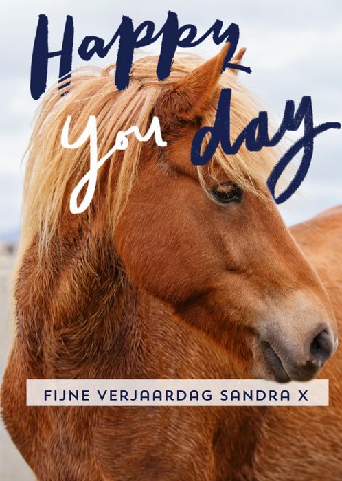 Greetz | Verjaardagskaart | paard | met naam