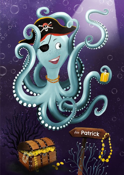 Patricia Hooning | Verjaardagskaart | Piraten | 5