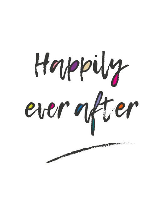 Papagrazi | Huwelijkskaart | happily ever after