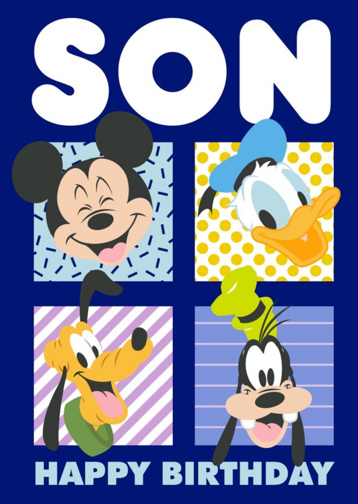Disney - Verjaardagskaart - mickey mouse - zoon