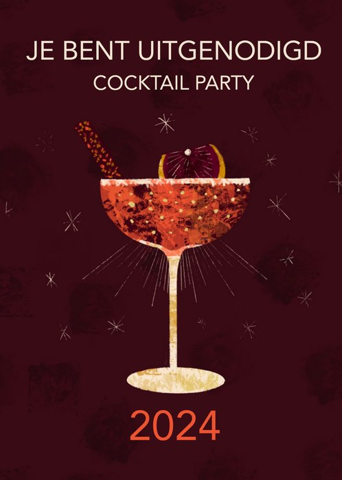 Greetz | Uitnodiging nieuwjaarsfeest | cocktail