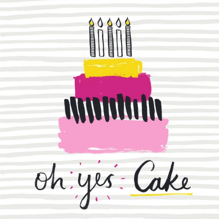 Greetz | Verjaardagskaart | taart | kleurrijk