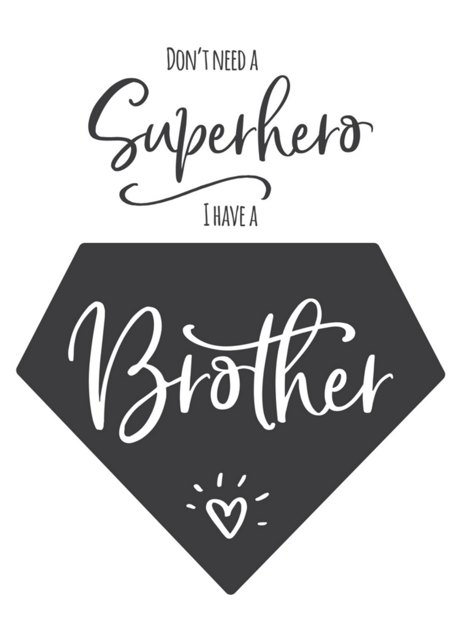 Tsjip - Broer en zus dag - superhero